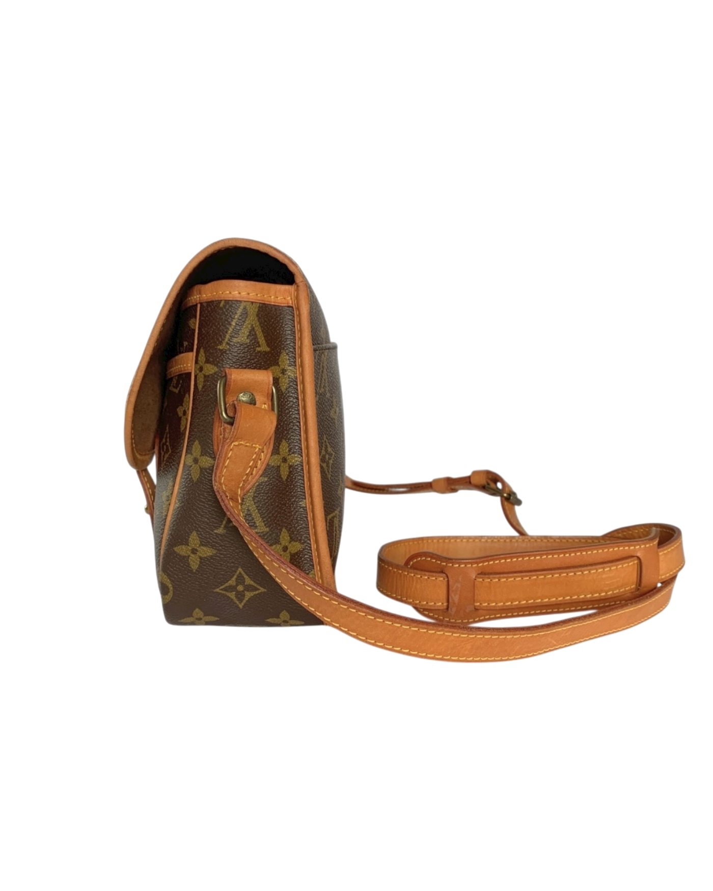 Louis Vuitton Satchel Messenger in Monogram Canvas