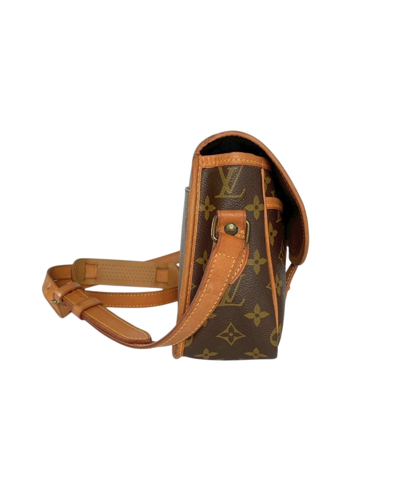 Louis Vuitton Satchel Messenger in Monogram Canvas