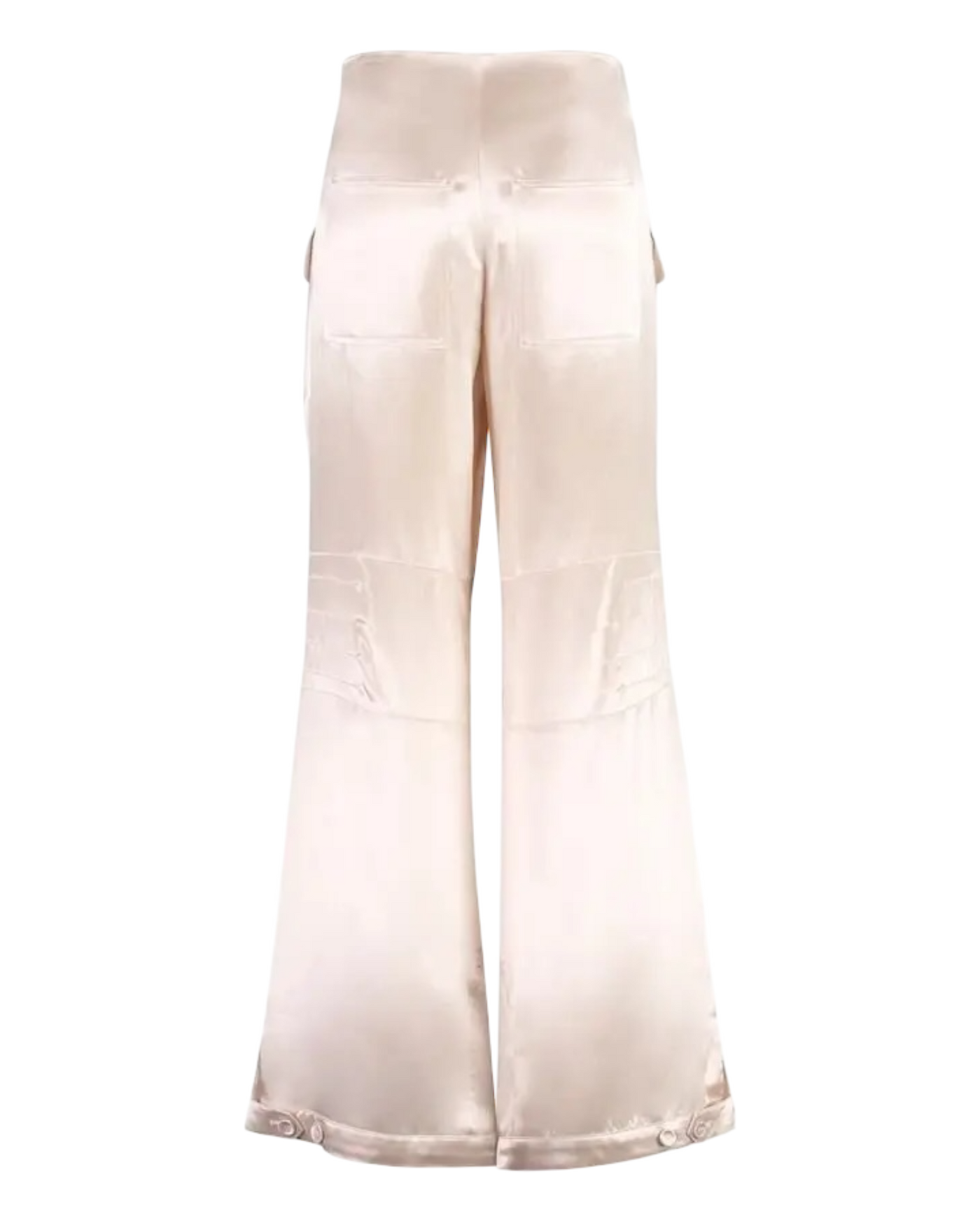 Fendi Buckled Satin Cargo Pants