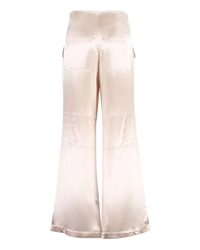 Fendi Buckled Satin Cargo Pants