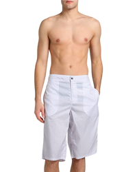Fendi Roma Brown & White FF Logo Swim Shorts