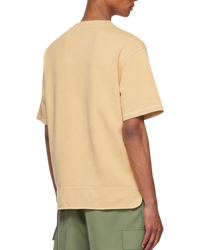 Jil Sander Zipped Patch Pocket Crewneck Shirt