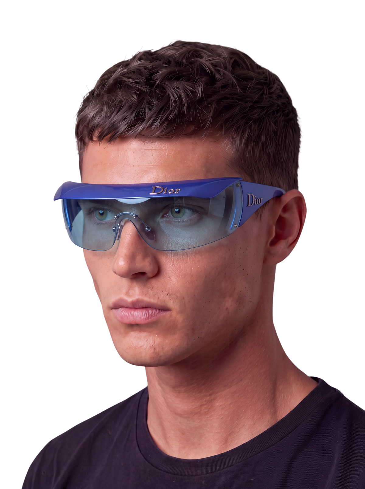 Dior Golf Sunglasses — Electric Blue