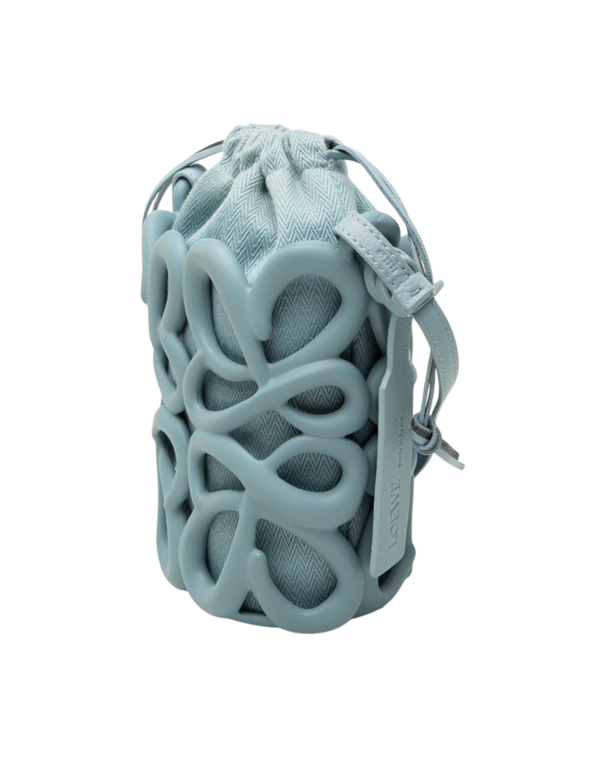 Loewe Anagram Inflated Cutout Bucket Bag — Light Blue