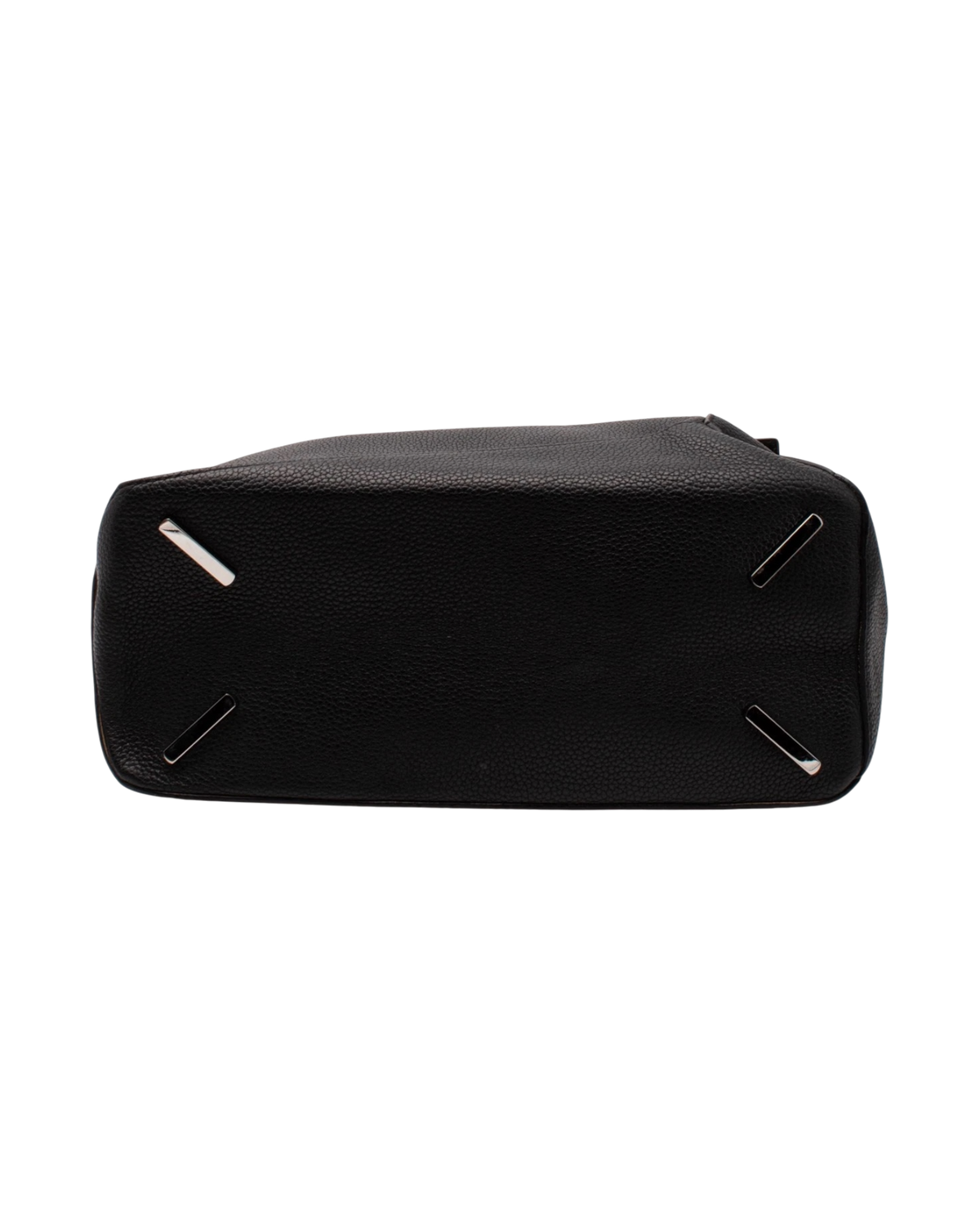 Loewe Puzzle Bag in Grained Calfskin — Black, Large
