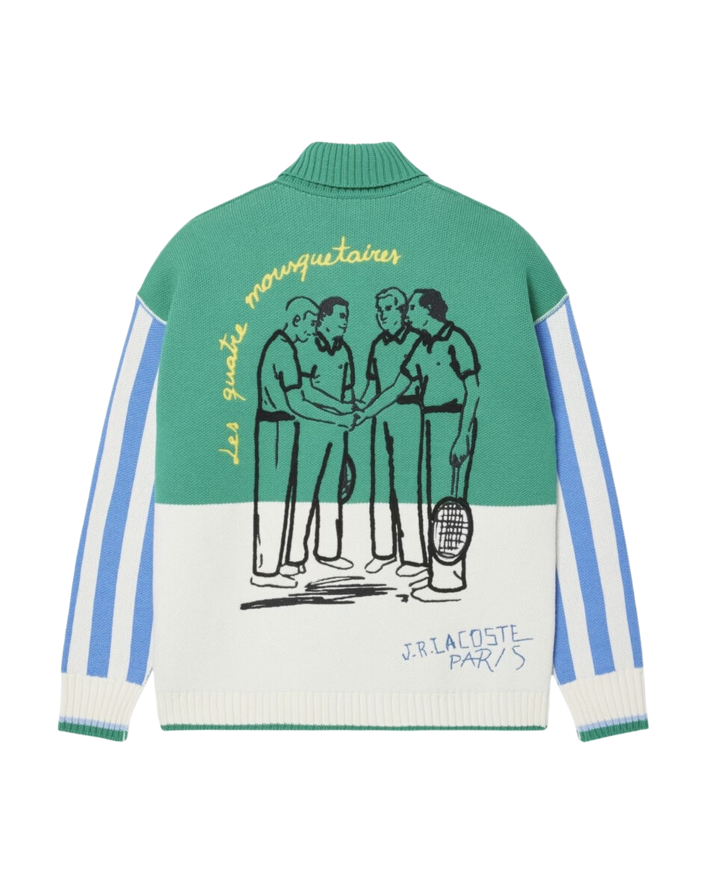 Lacoste Runway Multicolor Loose-Fit Sweater