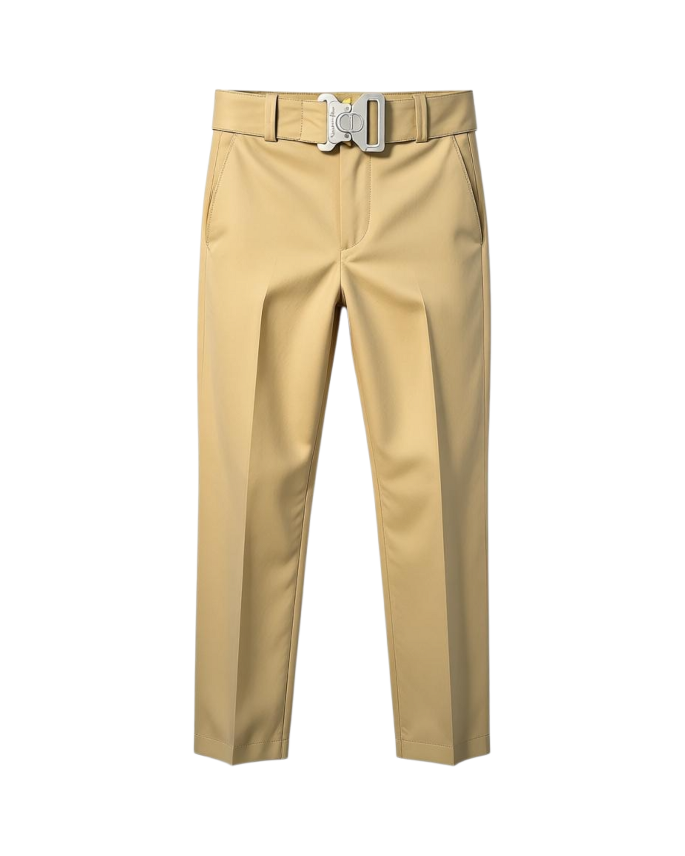 Dior Pleated Khaki Trousers with Alyx Buckle