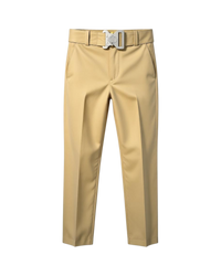 Dior Pleated Khaki Trousers with Alyx Buckle