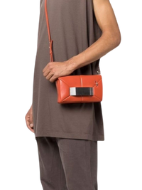 Rick Owens Griffin Leather Messenger Bag