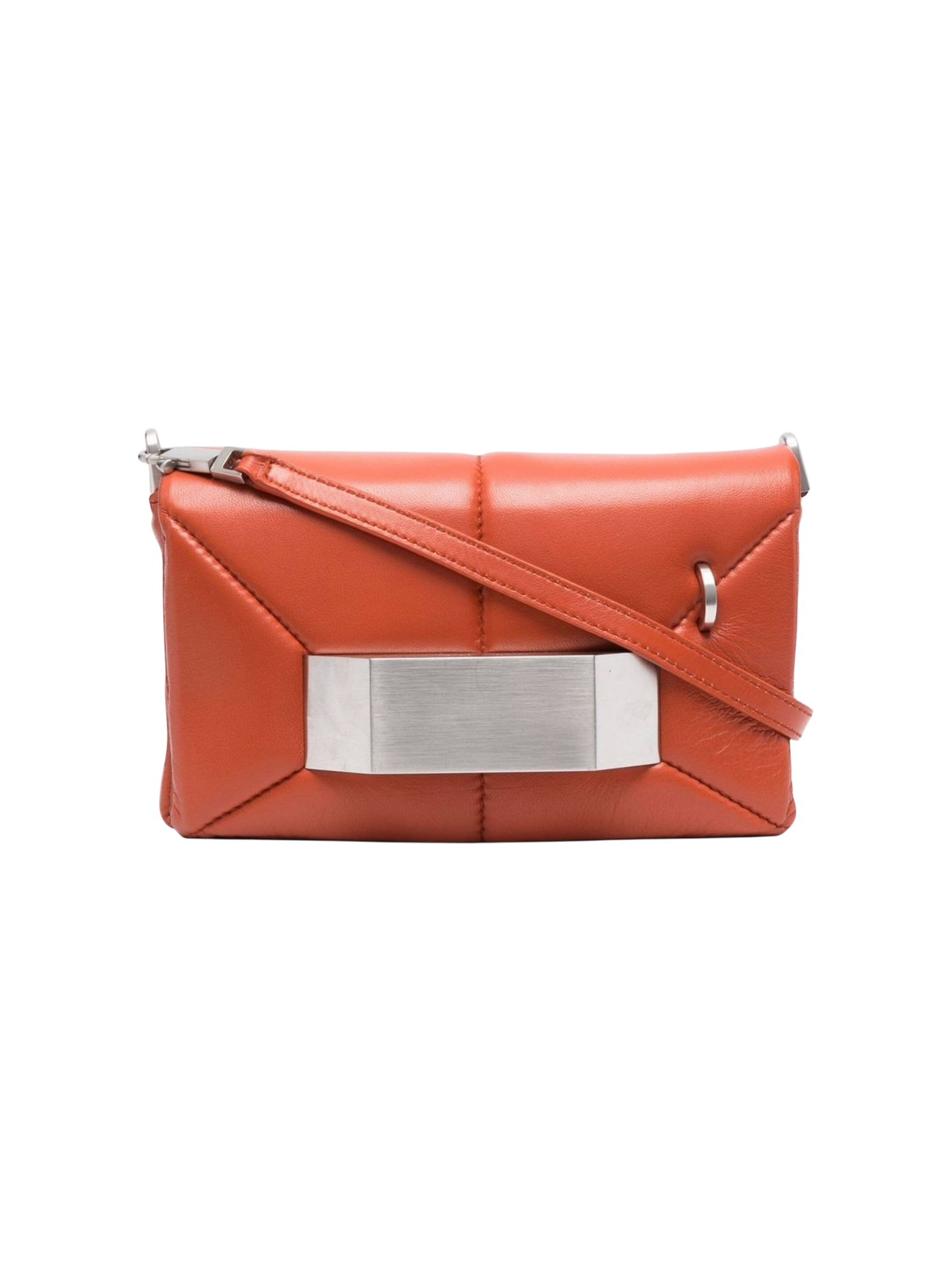 Rick Owens Griffin Leather Messenger Bag