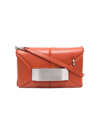 Rick Owens Griffin Leather Messenger Bag