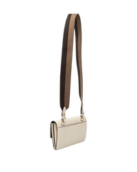 Fendi Flat Baguette in Cream Leather