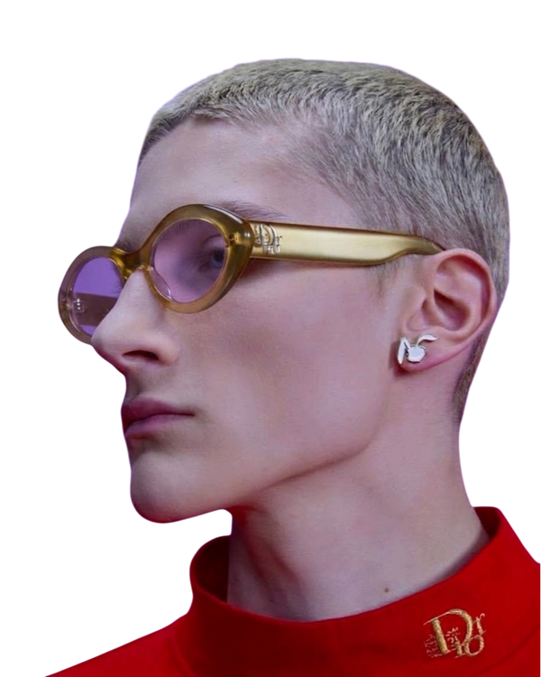Dior X ERL "LUCKYDIOR R1I" Sunglasses — Yellow