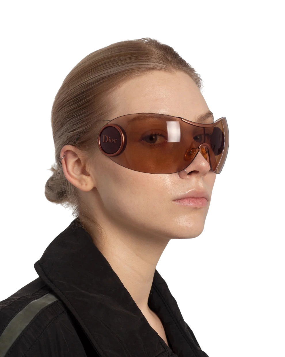 Dior Sport 1 Shield Sunglasses — Rust / Bronze