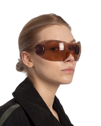Dior Sport 1 Shield Sunglasses — Rust / Bronze