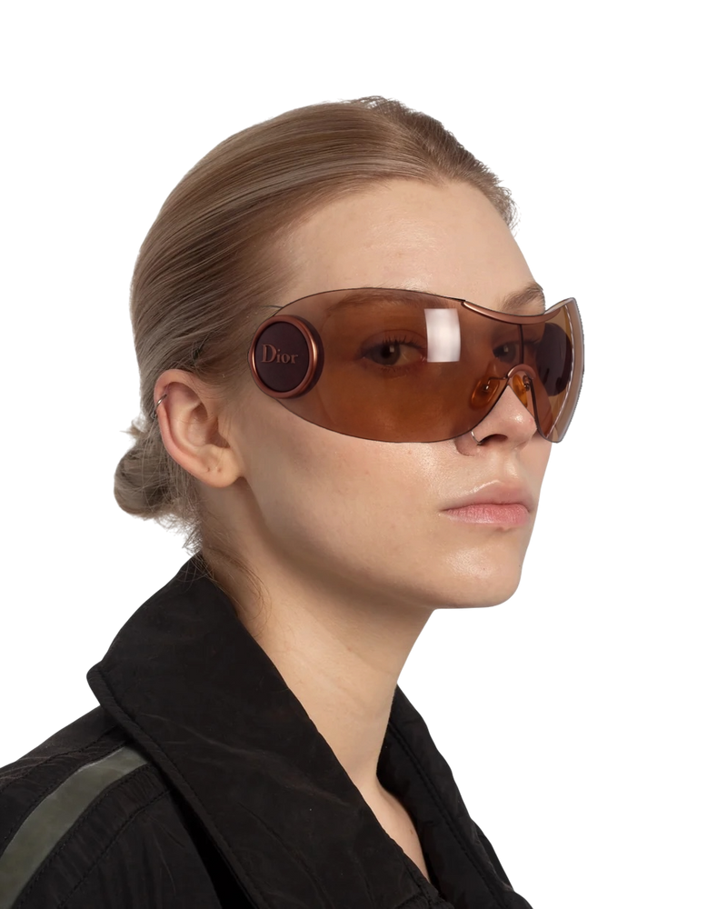 Dior Sport 1 Shield Sunglasses — Rust / Bronze