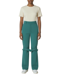 Bottega Veneta Blue Knee Strap Trousers