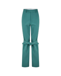 Bottega Veneta Blue Knee Strap Trousers