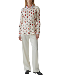 Valentino Ceramic Print Blouse