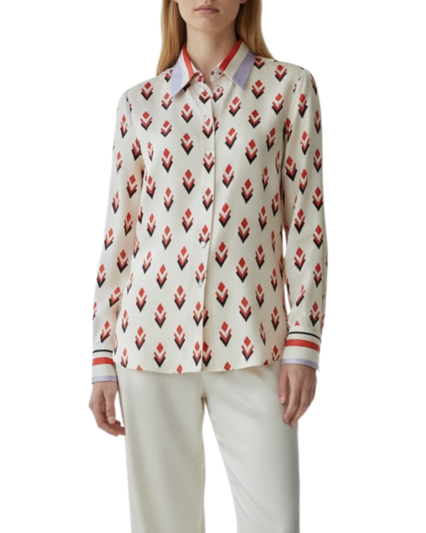 Valentino Ceramic Print Blouse