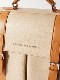 Brunello Cucinelli Textured Leather Briefcase