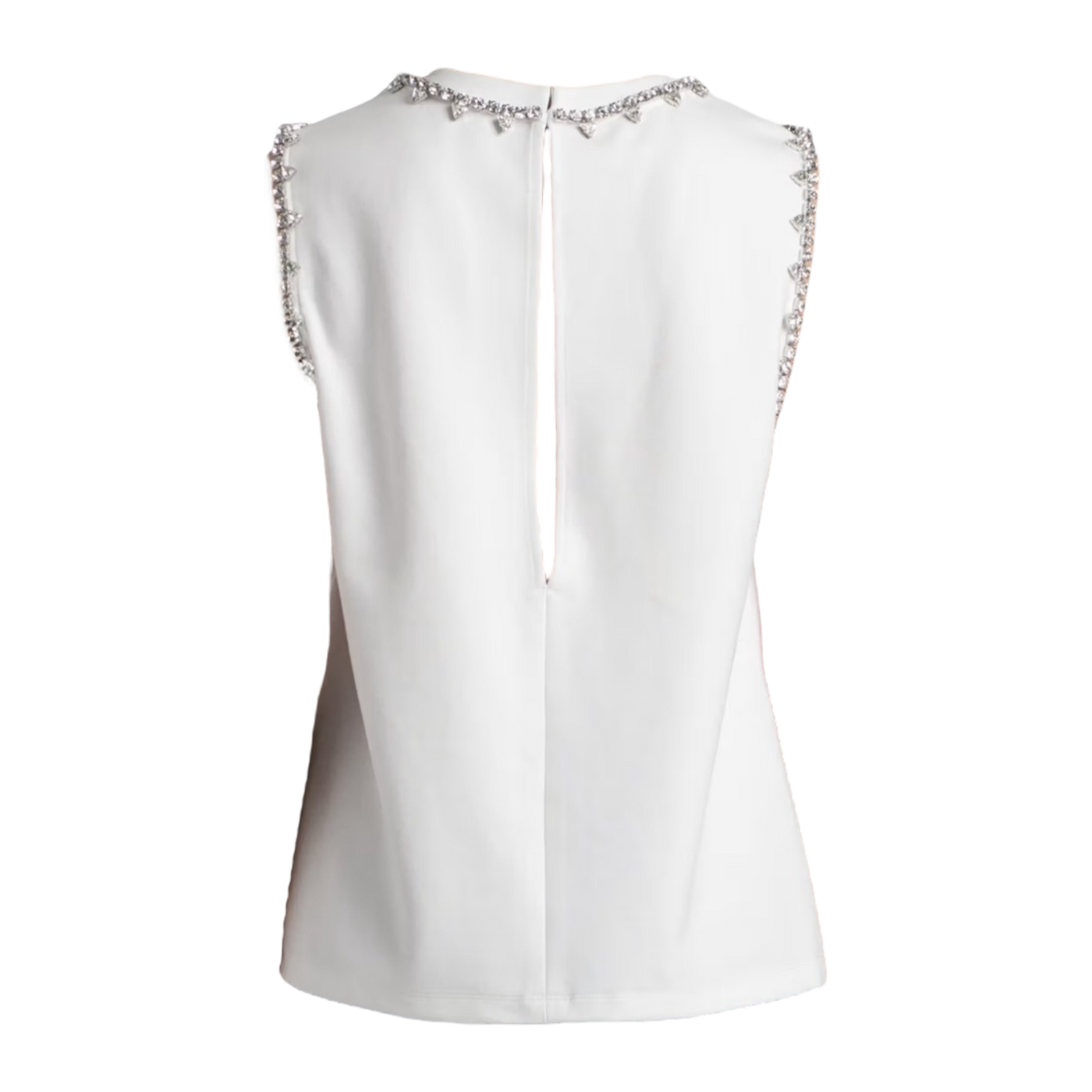 AREA Crystal Trim Muscle Top