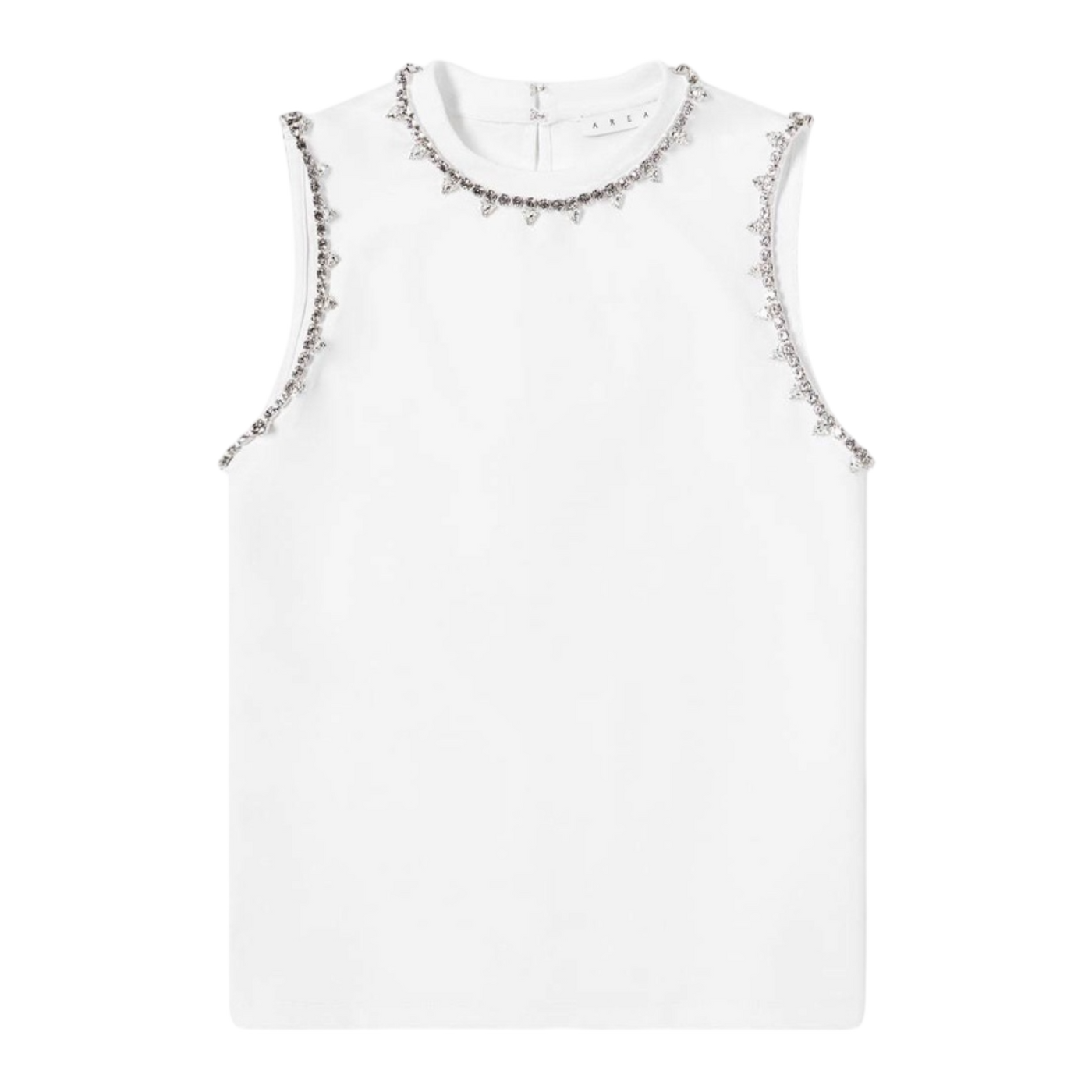 AREA Crystal Trim Muscle Top