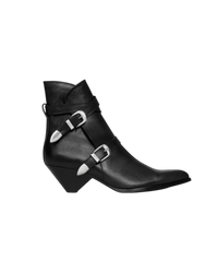 Celine Double Buckle Zipped Boots