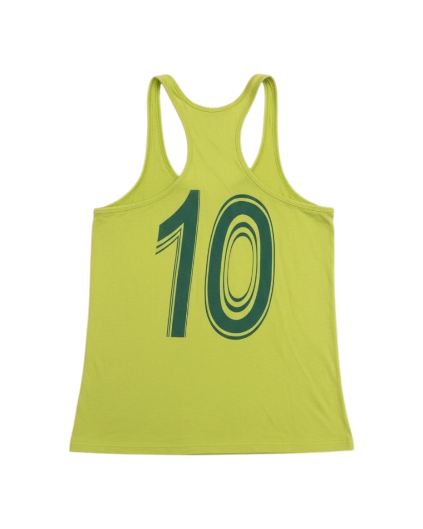 Balenciaga 2004 Le Dix Parfums Graphic Tank Top — Lime Green, Size XS/FR 36