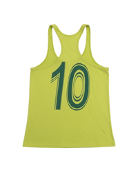 Balenciaga 2004 Le Dix Parfums Graphic Tank Top — Lime Green, Size XS/FR 36