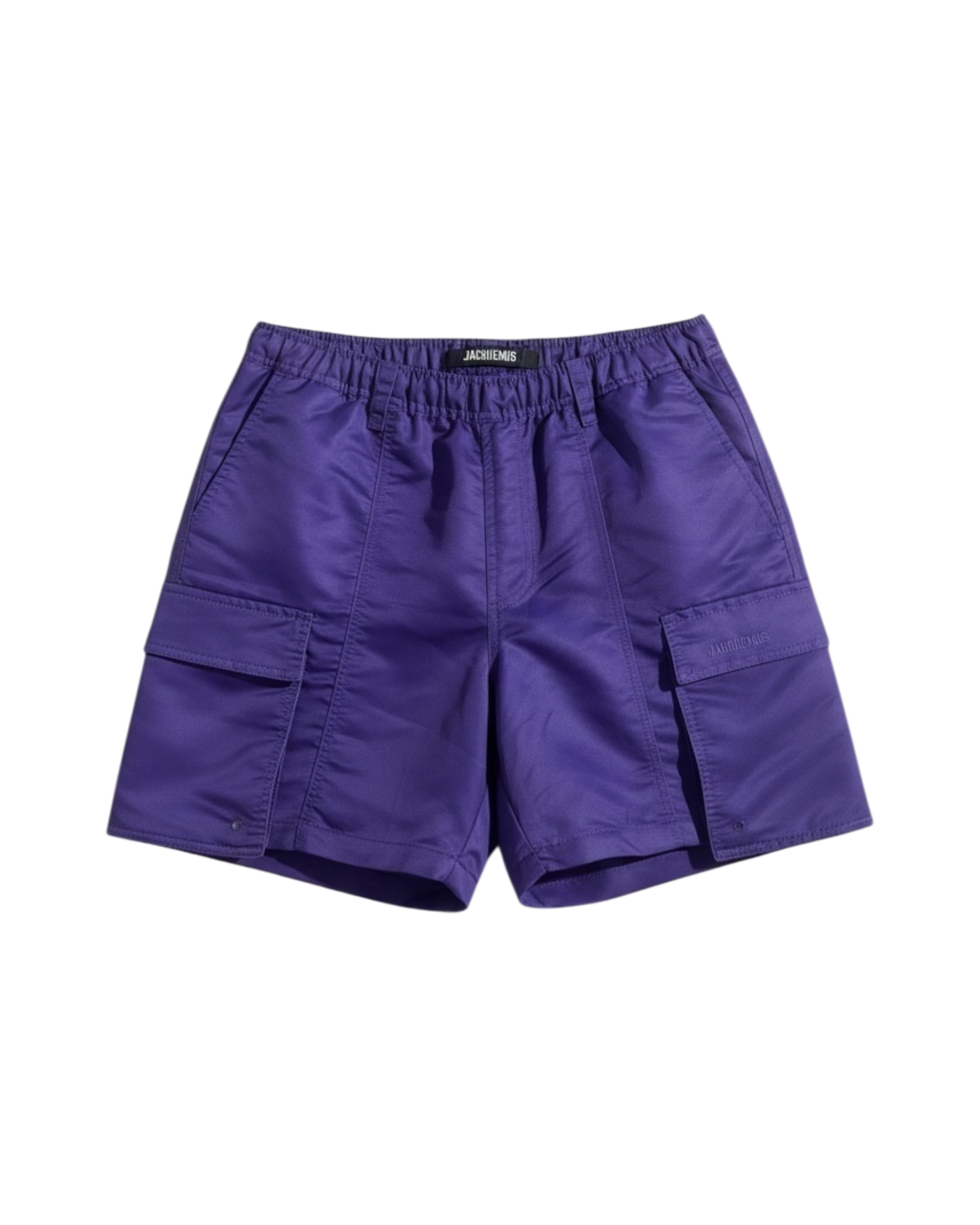 Jacquemus Midlength Cargo Shorts in Purple