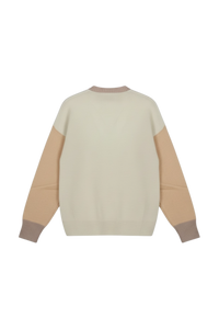 Marni SS2020 Color-block Cashmere Knit Crewneck Sweater