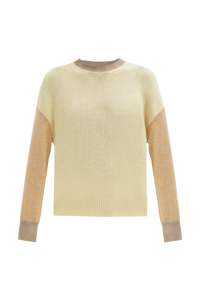 Marni SS2020 Color-block Cashmere Knit Crewneck Sweater