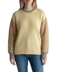 Marni SS2020 Color-block Cashmere Knit Crewneck Sweater