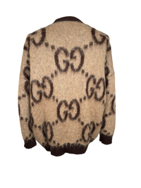 Gucci GG Reversible Mohair Wool Cardigan