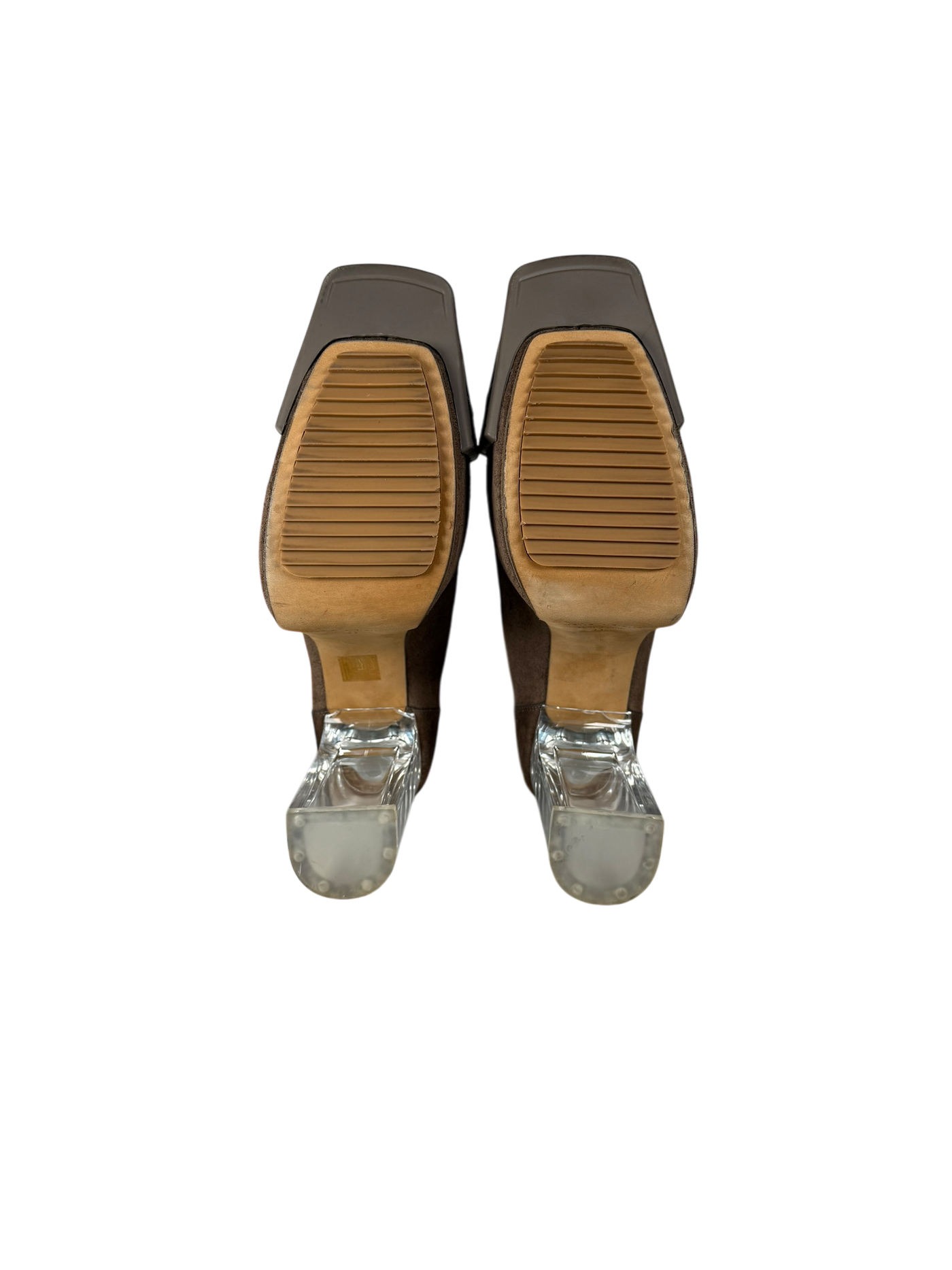 Rick Owens Grill Kiss Suede Heel Boots