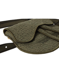 Dior Saddle Belt Bag in Khaki Green Oblique Canvas