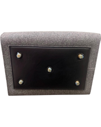 Celine Tie Bag in Felt & Calfskin Leather
