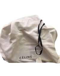 Celine Tie Bag in Felt & Calfskin Leather