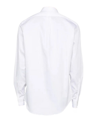 Alexander McQueen Rose Embroidered Cotton Shirt