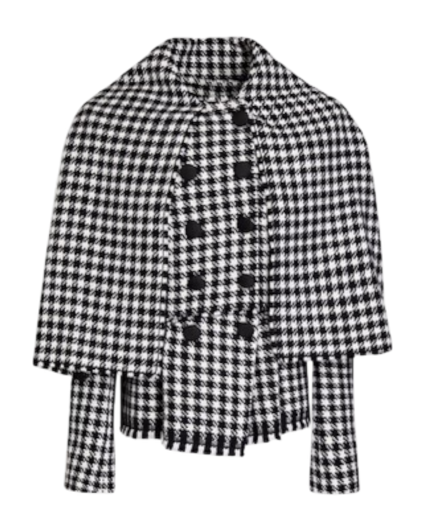Dolce & Gabbana Double-breasted Houndstooth Wool-Blend Tweed Jacket