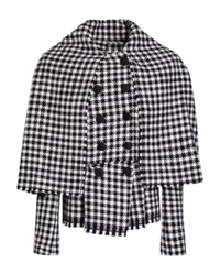 Dolce & Gabbana Double-breasted Houndstooth Wool-Blend Tweed Jacket