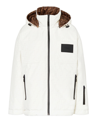 Fendi Reversible Ski Jacket in Ecru