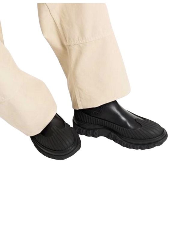 Thom Browne Mid-Top Chelsea Duck Boots — Black, Size EU 42.5