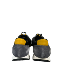 PRADA SNEAKERS IN CONTRAST GREY LEATHER