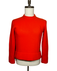 Prada Appliquéd Ribbed Wool & Cashmere Sweater