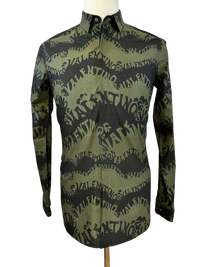 Valentino Wave Print Longsleeve Shirt