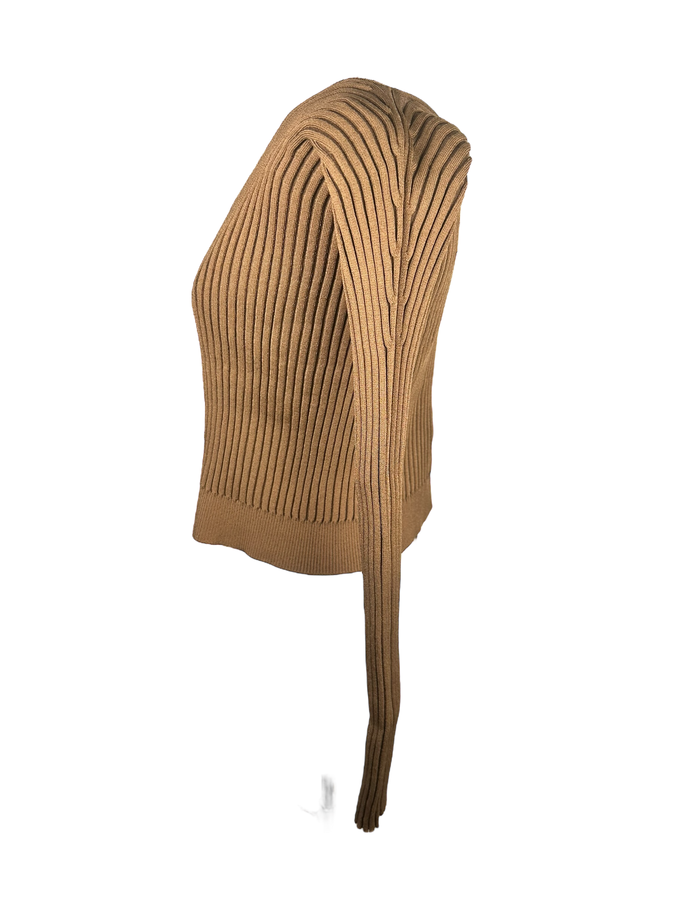 Jacquemus Pralu Cropped Sweater in Brown