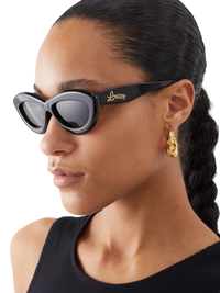 Loewe Curvy LW40096I 01A Sunglasses in Black