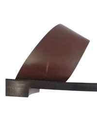 Celine Lerins Slides in Dark Brown